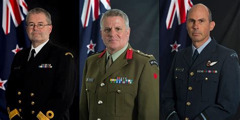 Chief Of Defence Force Welcomes Three New Service Chiefs By New