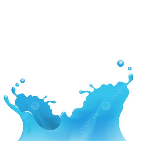 Cartoon Water Splash Png Vector Psd And Clipart With Transparent