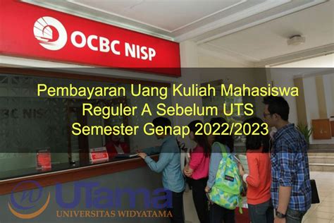 Pengumuman Prosedur Pembayaran Kuliah Semester Antara Ta 20222023