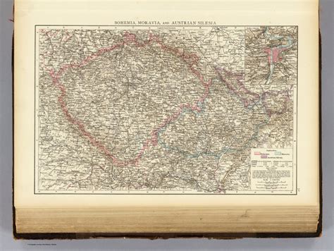 Bohemia Moravia Austrian Silesia David Rumsey Historical Map