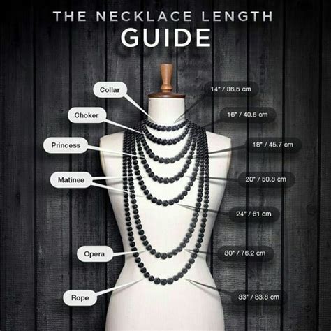 Guide: Standard Necklace Length Size Chart - Picking up Perfect Chain!