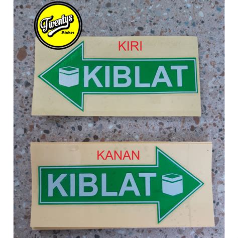 Jual Stiker Arah Kiblat Cutting Sticker Menyala Shopee Indonesia