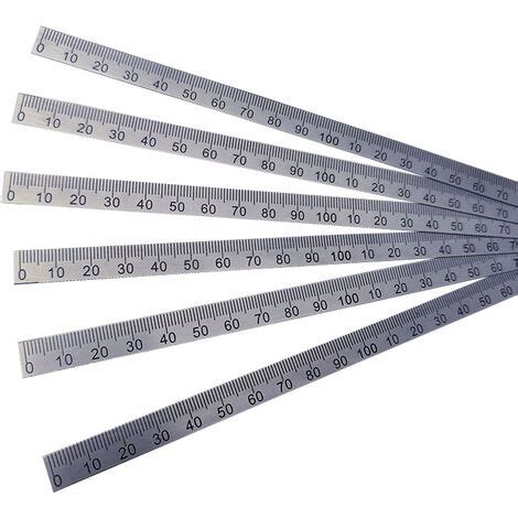 Réglet en acier inoxydable flexible 30 cm x 10 mm Outils de couture