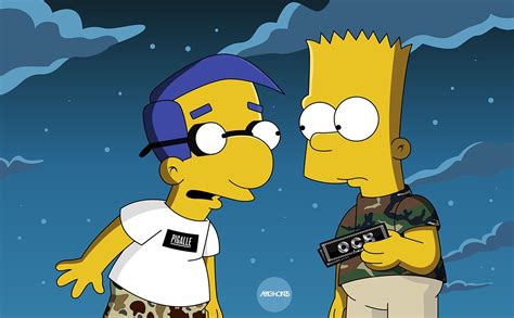 Bart Simpson And Milhouse X Ocb The Simpsons Bart Simpson Bart