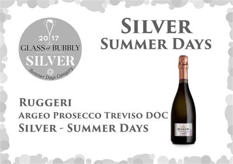 Ruggeri Argeo Prosecco Treviso Doc Brut Silver Summer Days Glass