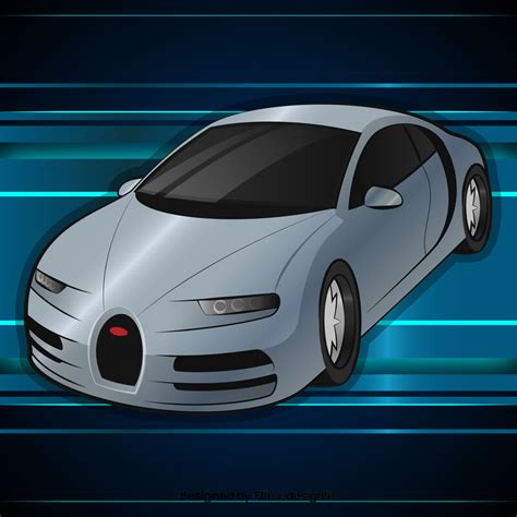 Bugatti Chiron Vector