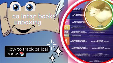 CA Inter Books Unboxing May 2024 How To Track Ca Icai Books Daivshree