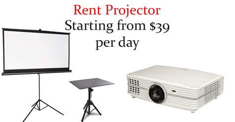 Projector Rental $10 per day, Rent Projector, Long Beach