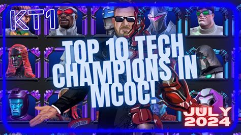 Top Tech Champions In Mcoc Right Now June July Mcoc Ranking