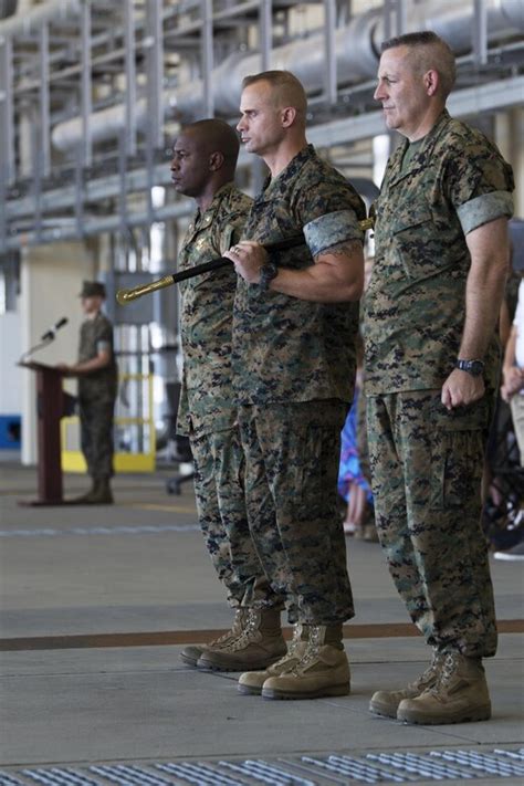 Bats Welcome New Sergeant Major Marine Corps Air Station Iwakuni