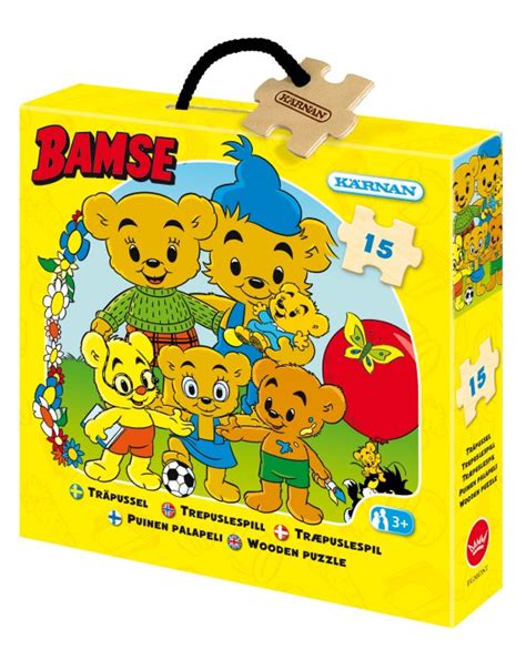 Köp Bamse Träpussel 15 bitar på babyland se