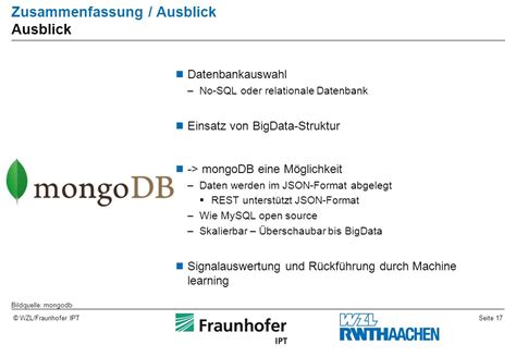 Wzl Fraunhofer Ipt Konzeption Und Umsetzung Einer Cloud Basierten