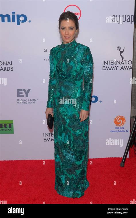 Marjorie Estiano attends the 2019 International Emmy Awards at New York ...