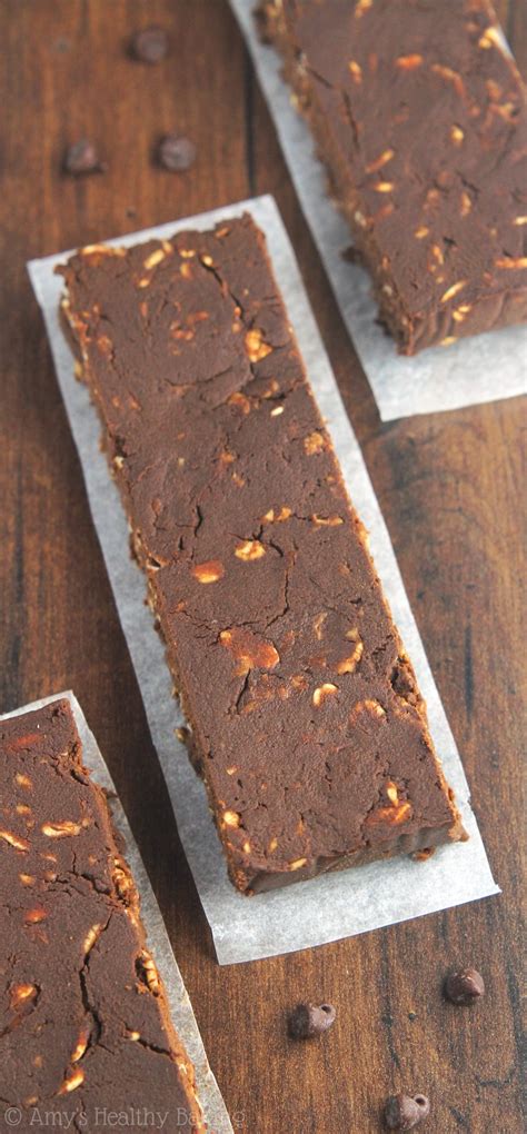 Mocha Brownie Protein Bars Amy S Healthy Baking