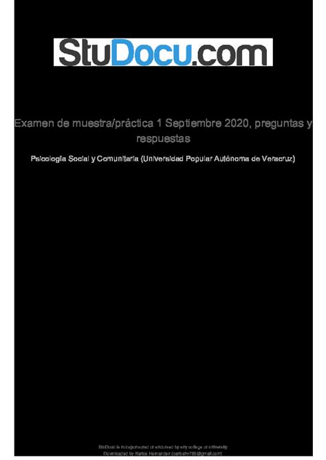 Examen De Muestrapractica 1 Septiembre 2020 Preguntas Y Respuestas