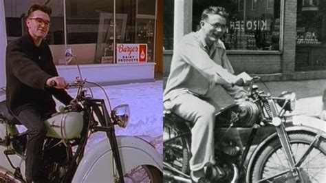 James Dean On Motorcycle