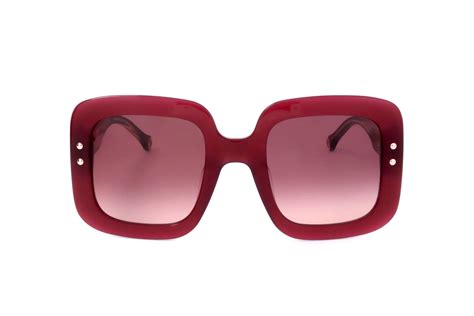 Carolina Herrera CH 0010 S LHF BURGUNDY 52 25 145 Women S Sunglasses