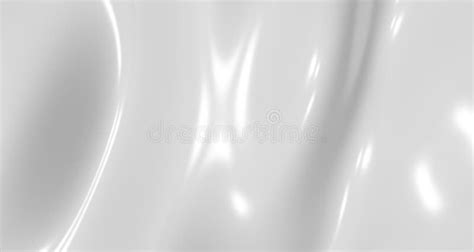 3d Illustration White Wrinkle Background, Swaying Glossy Material ...