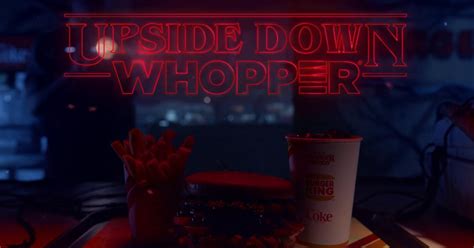 Burger King Komt Met Upside Down Whopper Voor Stranger Things 3 Veronica Superguide