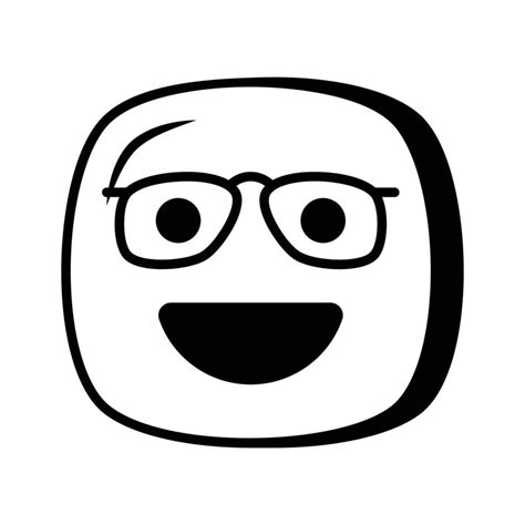 Nerd Emoji Icon Design Ready For Premium Use 44159445 Vector Art At Vecteezy