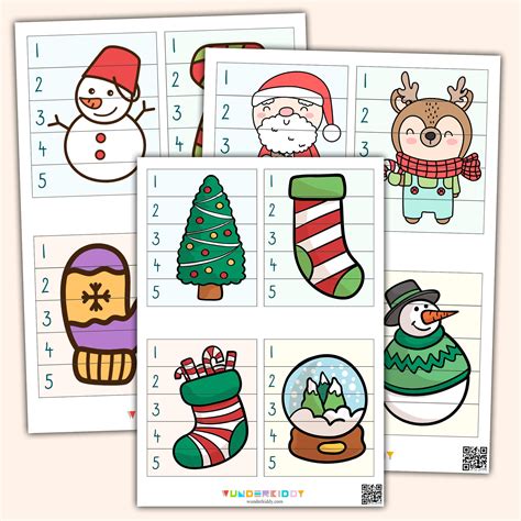 christmas puzzle printable