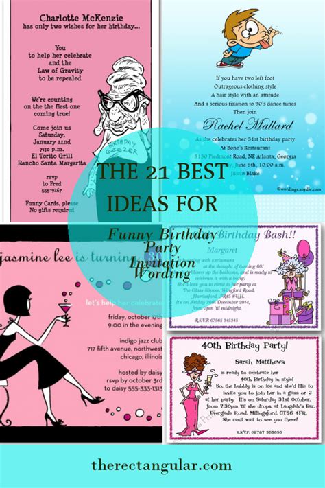 The 21 Best Ideas for Funny Birthday Party Invitation Wording - Home ...