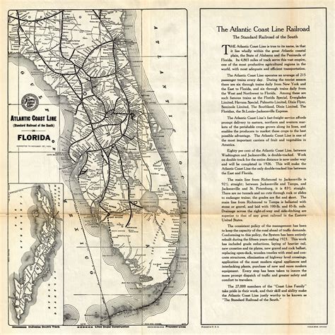 (Florida) Atlantic Coast Line – The Old Map Gallery