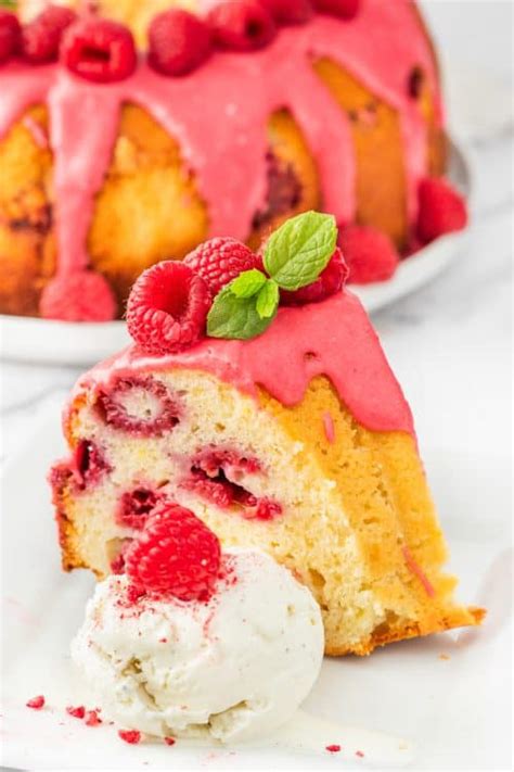 Lemon Raspberry Bundt Cake A Classic Twist