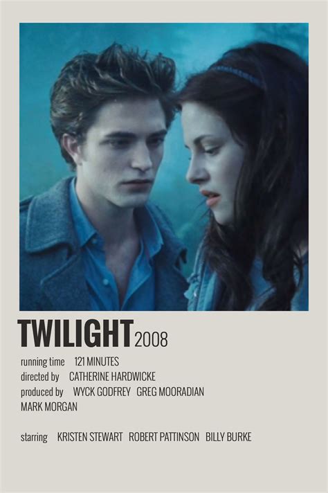 Alternative Minimalist Movie Show Polaroid Poster Twilight Artofit