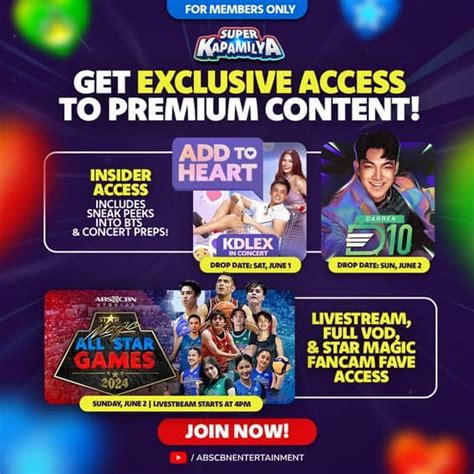 Get Exclusive Access To Star Magic All Star Games Abs Cbn Entertainment