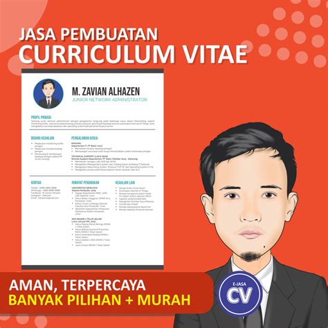 Jual Jasa Buat Cv Jasa Edit Cv Curriculum Vitae Ats Friendly