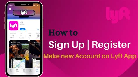 How To Create A Lyft Account Sign Up Lyft App 2021 YouTube