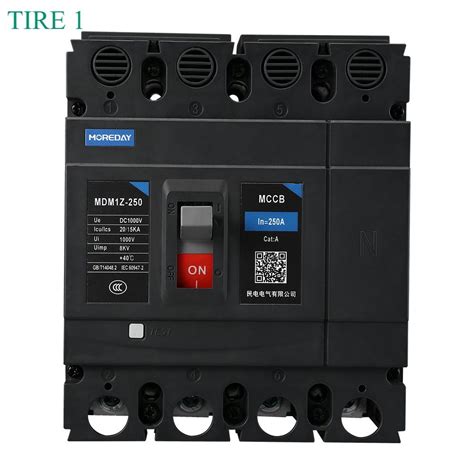 0moreday DC MCCB Direct Current Moulded Case Circuit Breaker For