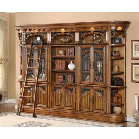 Parker House Barcelona 5pc Library Bookcase Wall Unit Parker House