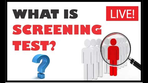 Difference Between Screening And Diagnostic Test With Examples Youtube