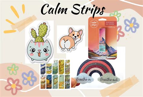 Calm Strips Guide To Sensory Stickers For Anxiety And Autism