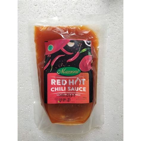 Jual Mazzoni Saus Cabe 250 Gr Red Hot Chilli Sauce Saus Teriyaki