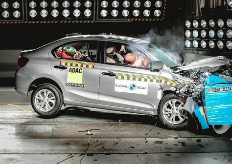 India Made Honda Amaze Scores 4 Star Global Ncap Safety Rating