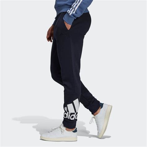 Adidas Sportswear Sporthose Essentials French Terry Tapered Cuff Logo