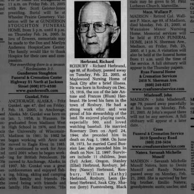 Obituary For Richard Herbrand 1916 2005 Aged 88 Newspapers