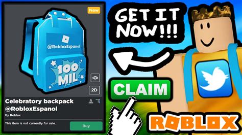 Free Accessory How To Get Celebratory Backpack Roblox Espanol Secret