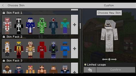 Custom Minecraft Skins Bedrock How To Get Custom Skin Packs Minecraft