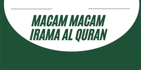 Mengenal Macam Macam Irama Al Quran Yang Indah Pesantren Terbaik