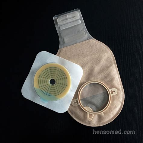 Drainable Ostomy Bag Wtih Velcro Two Piece Henso Medical