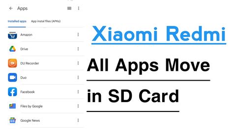 Xiaomi Redmi All Application Move On SD Card Puri Application Kaise