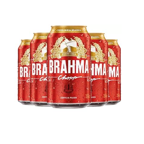 4 Cerveja Brahma Lata 350Ml Submarino