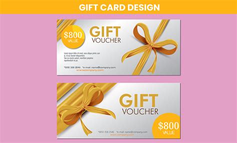 Gift Card Design :: Behance