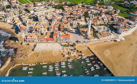 Aerial View Of Punta Secca And Mediterranean Sea Santa Croce Camerina