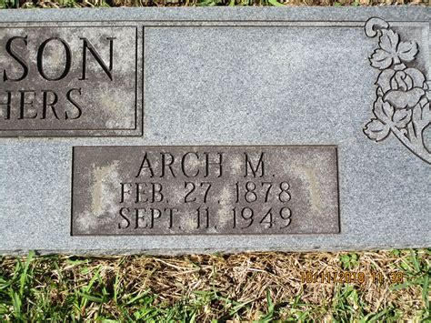 Archibald Maupin Arch Pearson Find A Grave Memorial