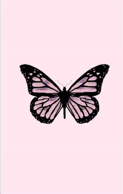 Cute Aesthetic Pink Butterfly Wallpapers Wallpaper Cave